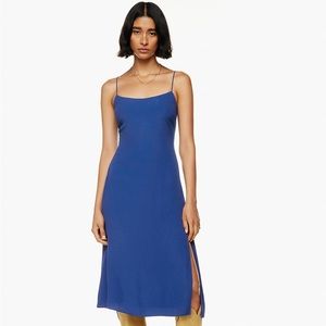 Aritzia Wilfred Affogato Dress in Night Bird Sz 4 Midi